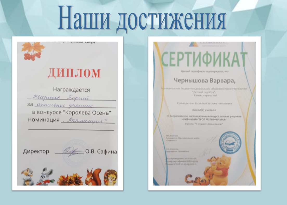 достижения