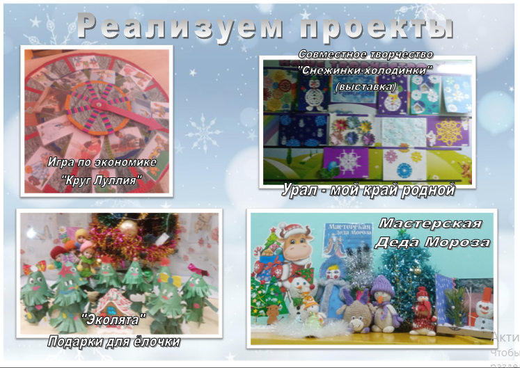 проекты январь